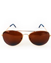 Unisex Aviator Designer Style Sunglasses With Carr
